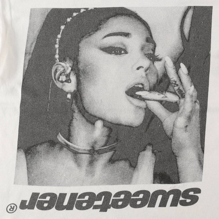 ARIANA GRANDE Ariana Grande Band T-shirt Band T Men's M size cotton white type Vintage Second Hand