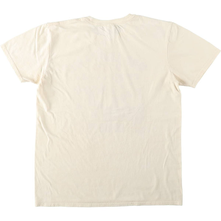 Gildan Def Leppard band t-shirt, men's size L equivalent. cotton white type Vintage Second Hand