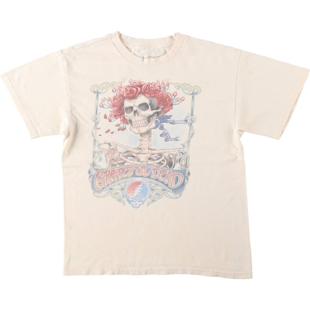 DELTA GRATEFUL DEAD Band T-Shirt (Men's Size M) cotton pink type Vintage Second Hand