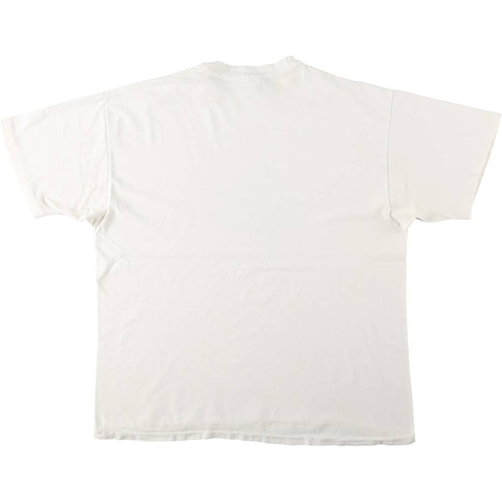 90'S Hanes BEEFY-T Frog Pattern Animal T-Shirt, Men's XL equivalent, Vintage unclear white type Vintage Second Hand