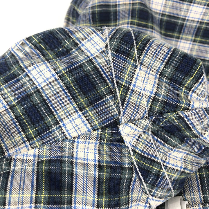 Ralph Lauren Classic Fit Long Sleeve Button Down Check Shirt Men's M cotton green type Vintage Second Hand