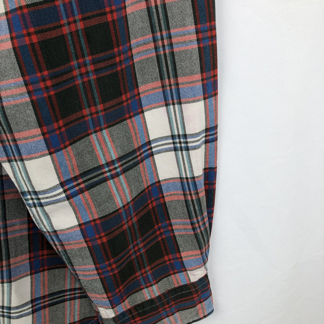 Ralph Lauren long sleeve button down check shirt, men's size L cotton red type Vintage Second Hand