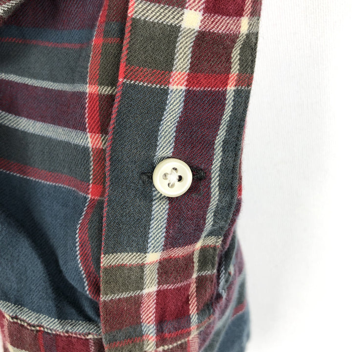 Ralph Lauren long sleeve button down check shirt, men's XL size cotton Green type dark green Vintage Second Hand
