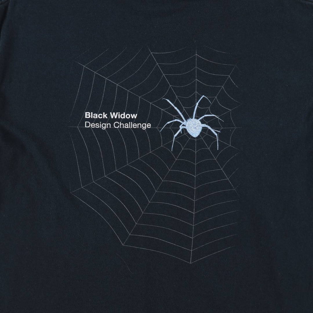 2000'S Gildan Freescale Semiconductor Spiderweb Advertising T-Shirt, Men's Size L (approx.) cotton black type Vintage Second Hand