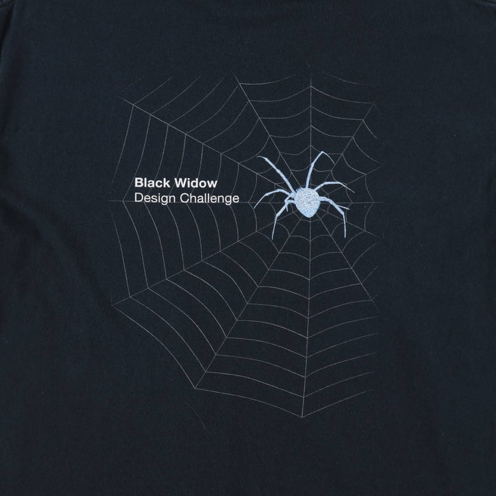 2000'S Gildan Freescale Semiconductor Spiderweb Advertising T-Shirt, Men's Size L (approx.) cotton black type Vintage Second Hand