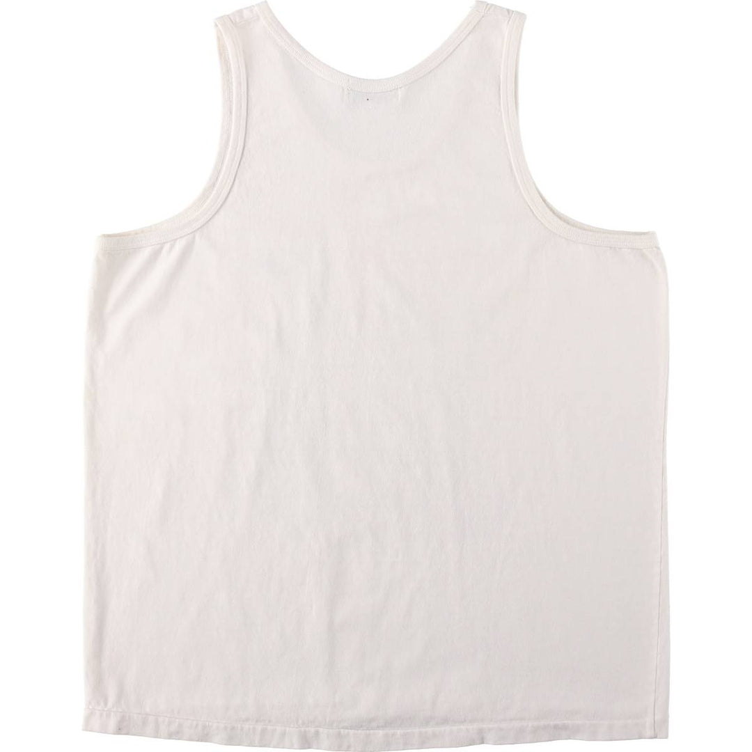 90s-00'S Playboy Tank Top, Men's Size M (Equivalent), Vintage unclear pale white type Vintage Second Hand
