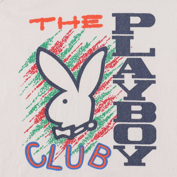 90s-00'S Playboy Tank Top, Men's Size M (Equivalent), Vintage unclear pale white type Vintage Second Hand