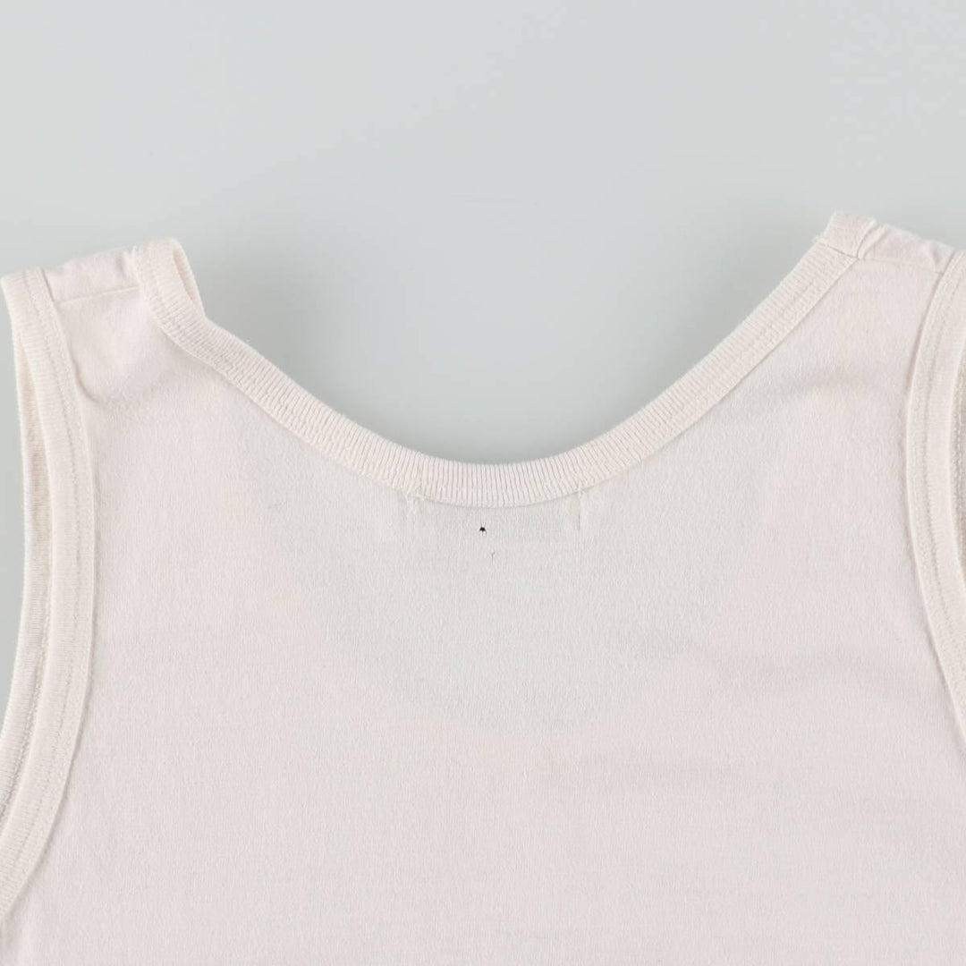 90s-00'S Playboy Tank Top, Men's Size M (Equivalent), Vintage unclear pale white type Vintage Second Hand