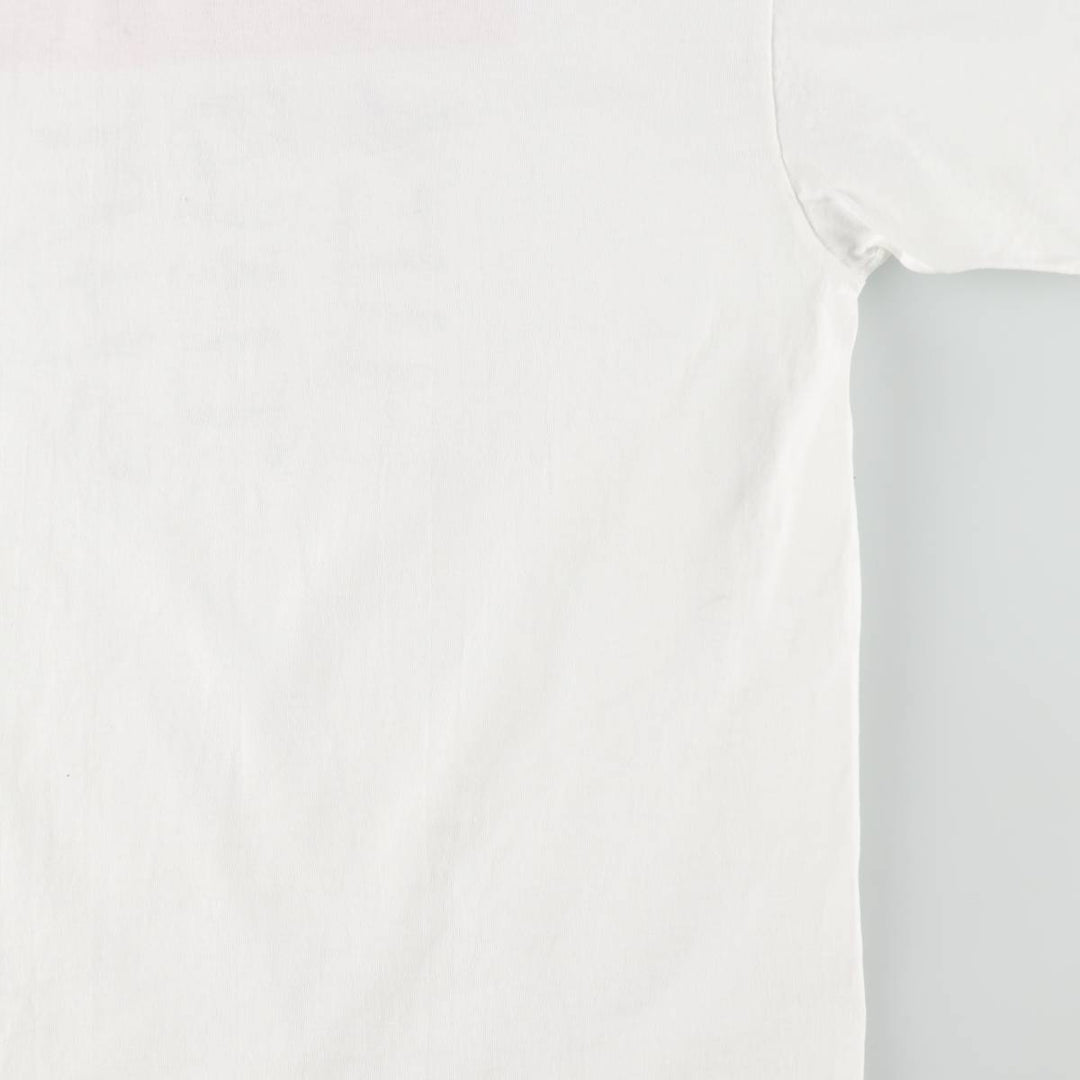 90'S ONEITA Message Print T-Shirt Made in USA Men's XL Vintage cotton white type Vintage Second Hand