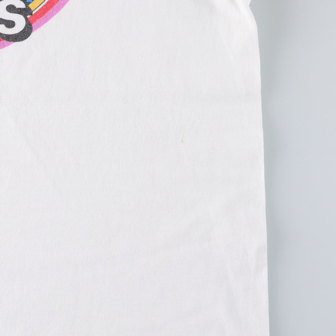 90'S ONEITA POWER-T Advertising T-Shirt, Made in USA, Men's XL equivalent, Vintage cotton white type Vintage Second Hand