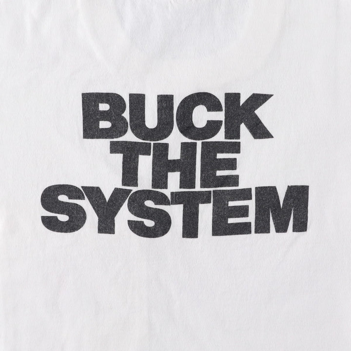 90'S Fruit of the Loom Advertising T-Shirt, Made in USA, Men's XXL equivalent, Vintage cotton white type Vintage Second Hand