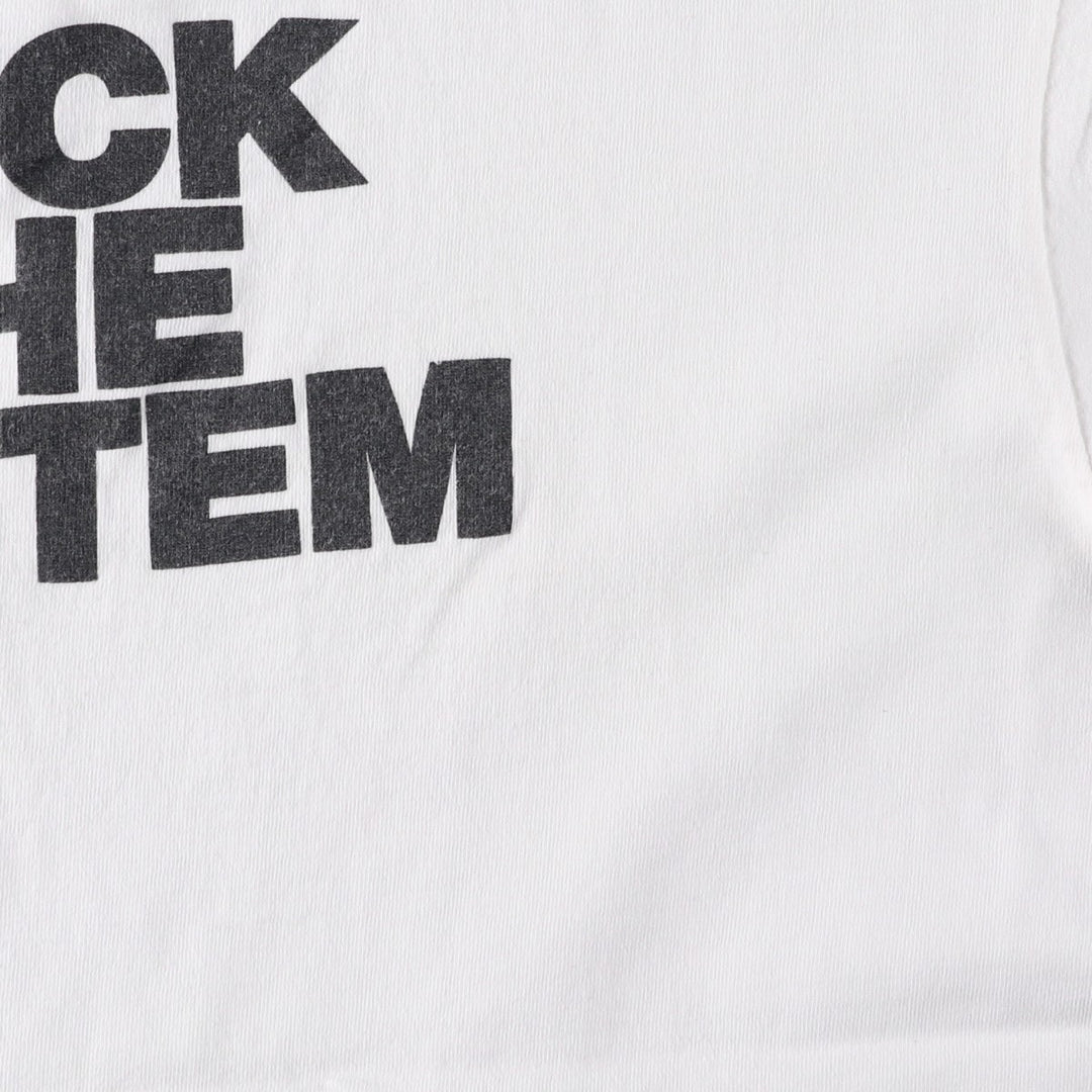 90'S Fruit of the Loom Advertising T-Shirt, Made in USA, Men's XXL equivalent, Vintage cotton white type Vintage Second Hand