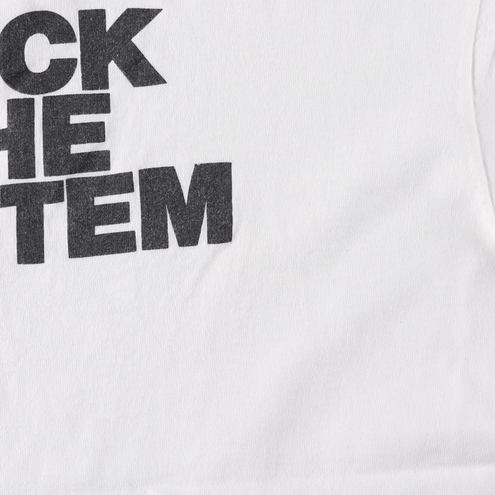 90'S Fruit of the Loom Advertising T-Shirt, Made in USA, Men's XXL equivalent, Vintage cotton white type Vintage Second Hand