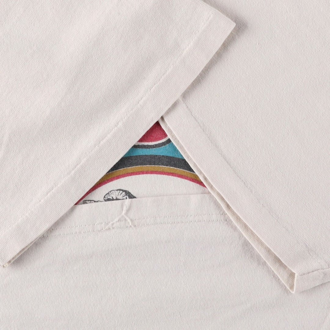 Vintage 90'S Delta DELTA Printed T-shirt, Made in USA, Men's XL cotton unbleached Vintage Second Hand