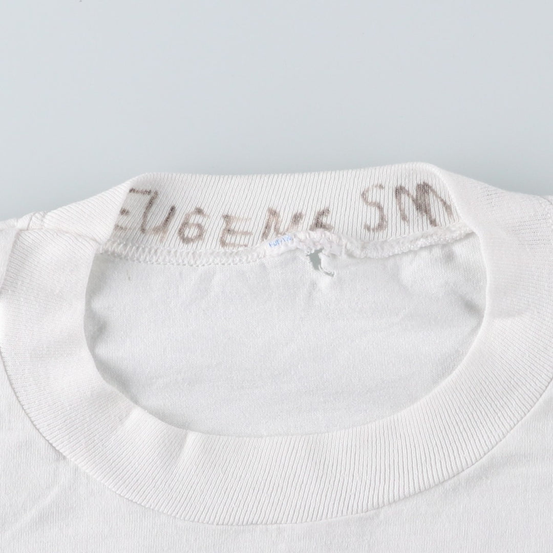 ~90'S Skull Pattern Print T-Shirt, Men's Size L (Equivalent), Vintage unclear white type Vintage Second Hand