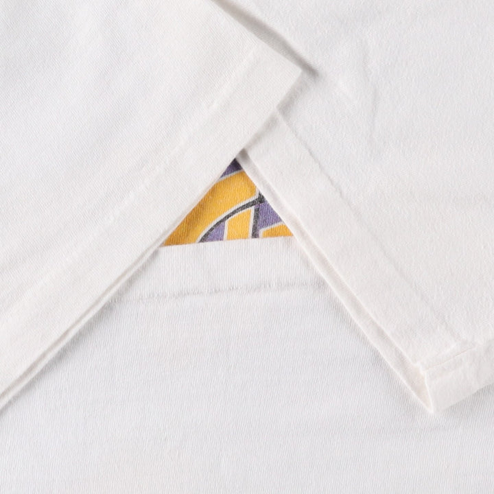 90'S ONEITA POWER-T Printed T-shirt Made in USA Men's XL Vintage cotton white type Vintage Second Hand