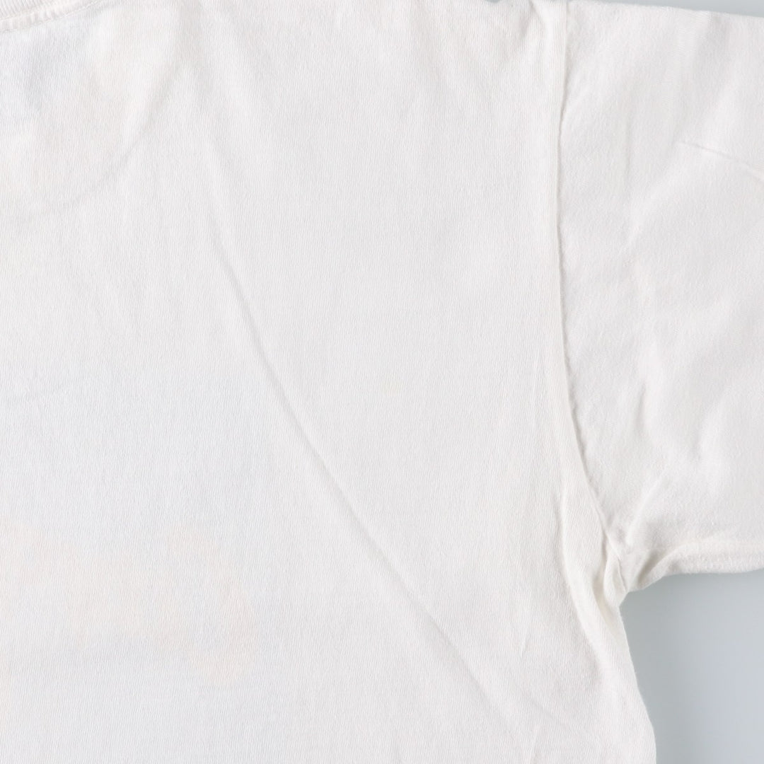 90'S ONEITA POWER-T Printed T-shirt Made in USA Men's XL Vintage cotton white type Vintage Second Hand