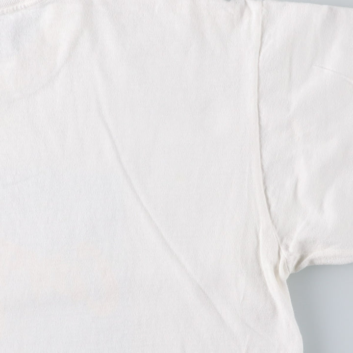 90'S ONEITA POWER-T Printed T-shirt Made in USA Men's XL Vintage cotton white type Vintage Second Hand