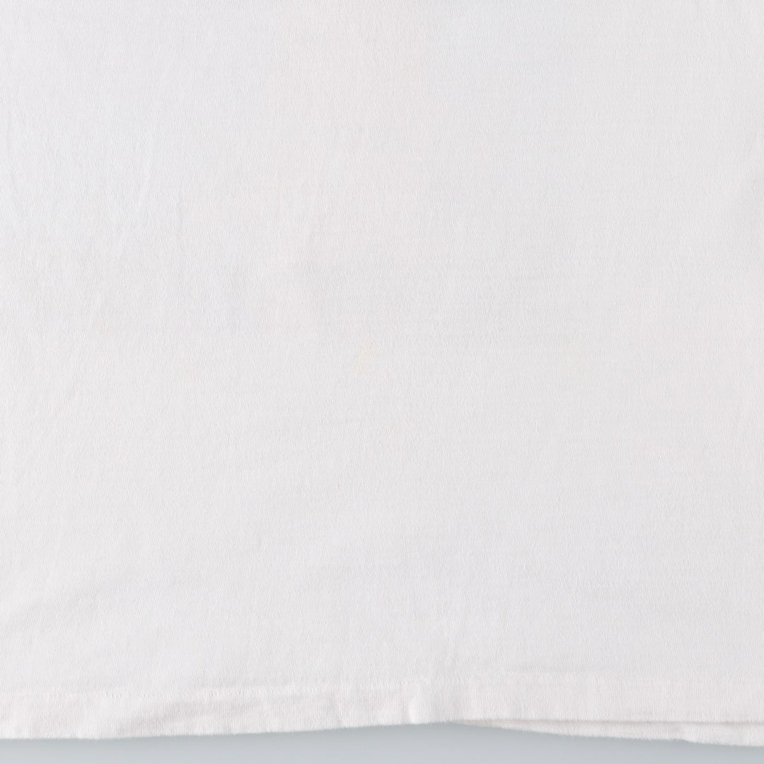 90'S ONEITA POWER-T Printed T-shirt Made in USA Men's XL Vintage cotton white type Vintage Second Hand