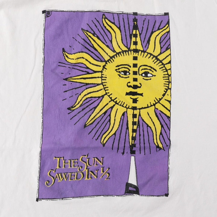90'S Hanes The Sun Sawed in 1 cotton white type Vintage Second Hand