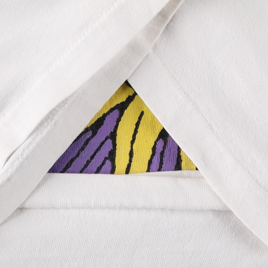 90'S Hanes The Sun Sawed in 1 cotton white type Vintage Second Hand