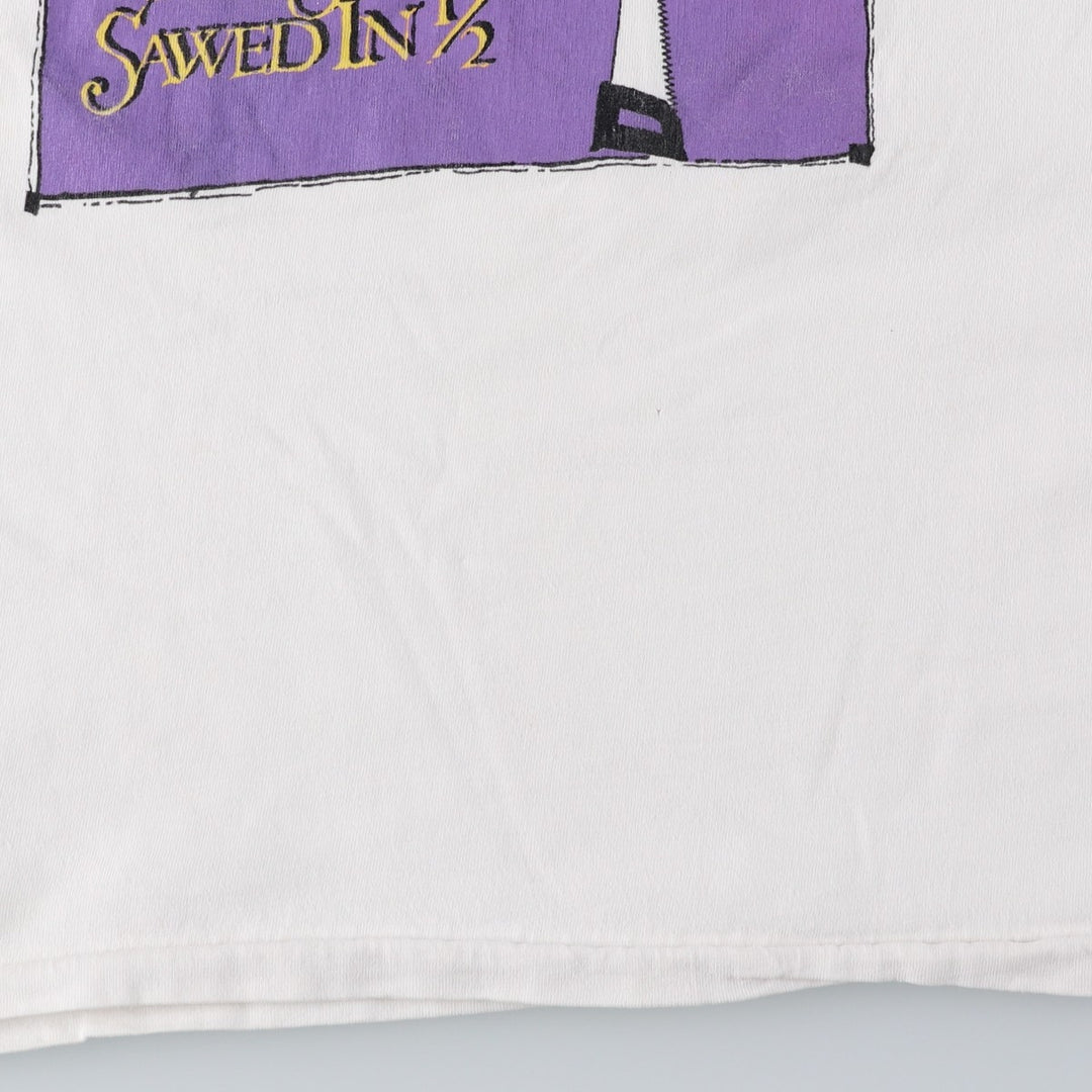 90'S Hanes The Sun Sawed in 1 cotton white type Vintage Second Hand