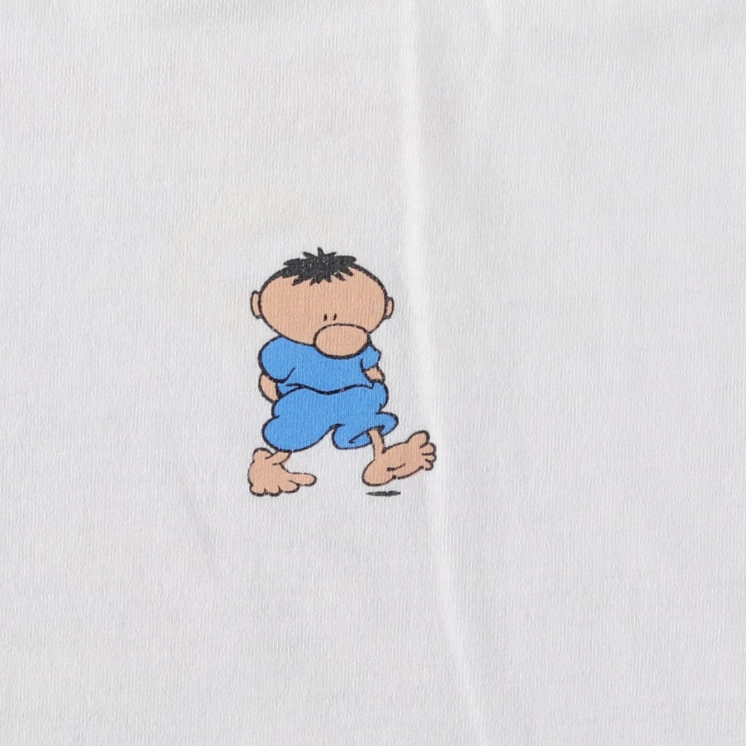 90'S Vintage Printed T-Shirt, Men's XL unclear white type Vintage Second Hand