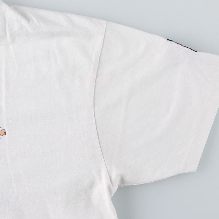 90'S Vintage Printed T-Shirt, Men's XL unclear white type Vintage Second Hand