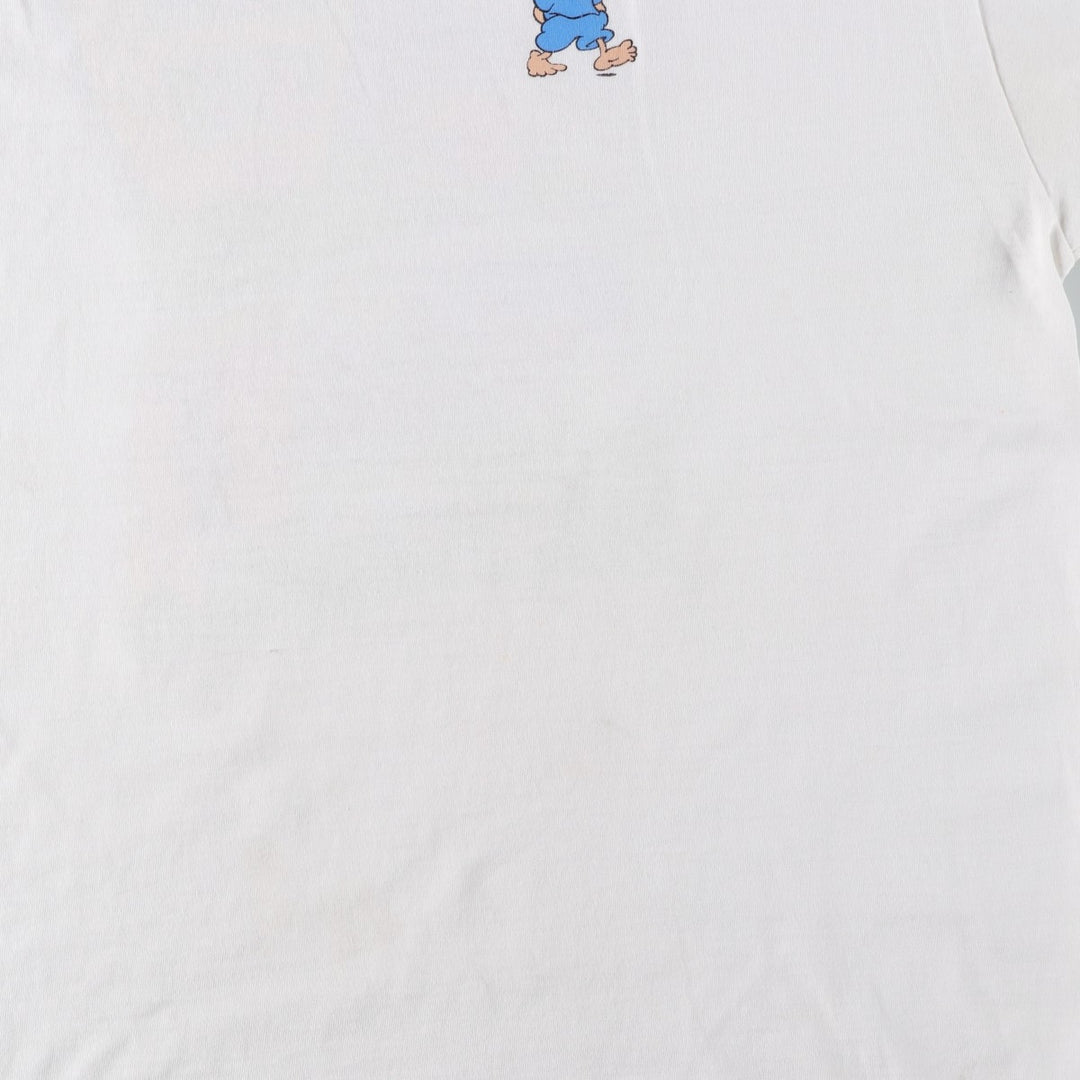 90'S Vintage Printed T-Shirt, Men's XL unclear white type Vintage Second Hand
