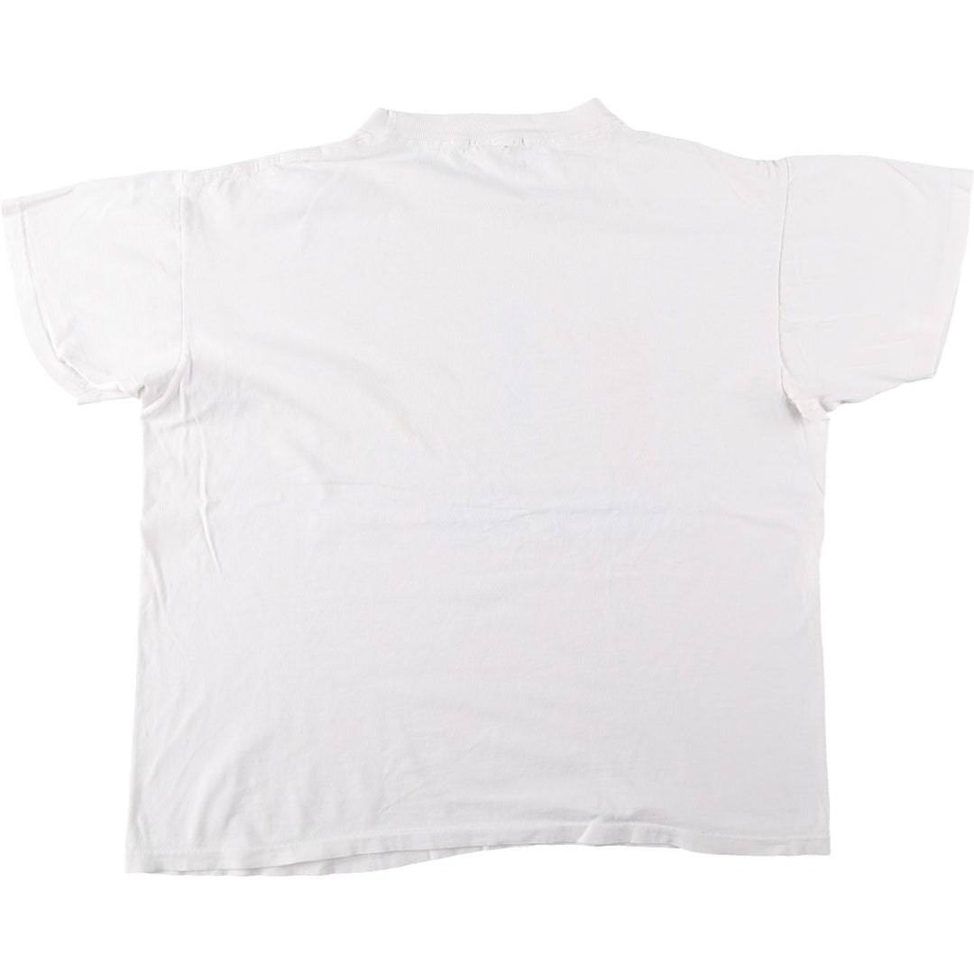 DANSKIN Printed T-Shirt, Made in USA, Men's Size L (approx.) unclear black type Vintage Second Hand