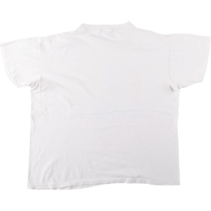 DANSKIN Printed T-Shirt, Made in USA, Men's Size L (approx.) unclear black type Vintage Second Hand
