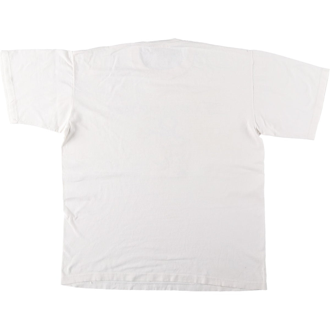 90'S WILD OATS Print T-Shirt, Made in USA, Men's Size L (Equivalent), Vintage cotton white type Vintage Second Hand