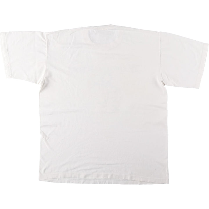 90'S WILD OATS Print T-Shirt, Made in USA, Men's Size L (Equivalent), Vintage cotton white type Vintage Second Hand