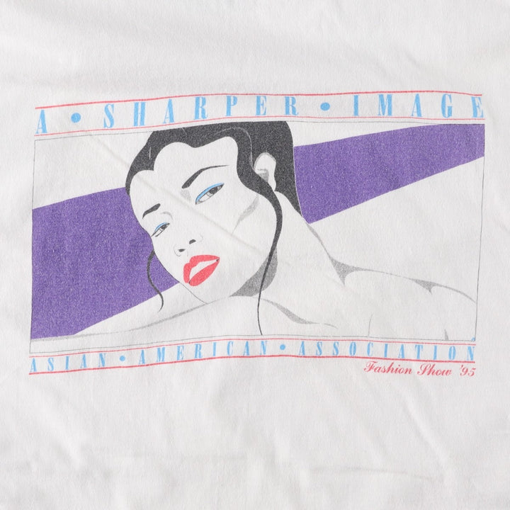 90'S Hanes BEEFY-T Printed T-shirt Made in USA Men's XL Vintage cotton white type Vintage Second Hand