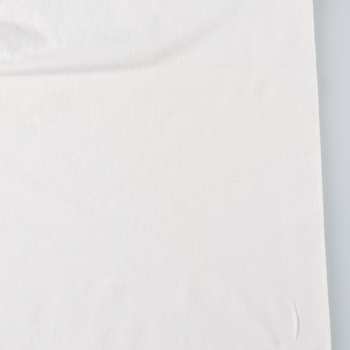 90'S TEE JAYS SOF TEE Print T-Shirt Made in USA Men's L equivalent Vintage cotton white type Vintage Second Hand