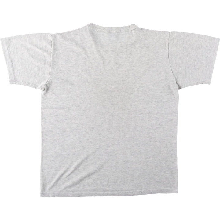90'S Russell USMC (United States Marine Corps) Triple Print Military Print T-Shirt, Made in USA, Men's Size M (Equivalent), Vintage polyester gray type Vintage Second Hand
