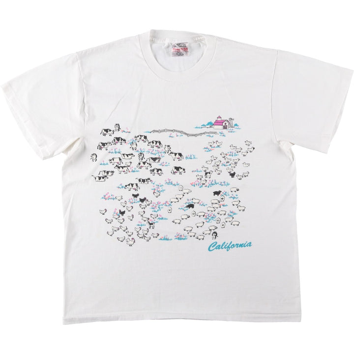 90's ONEITA POWER cotton black type Vintage Second Hand