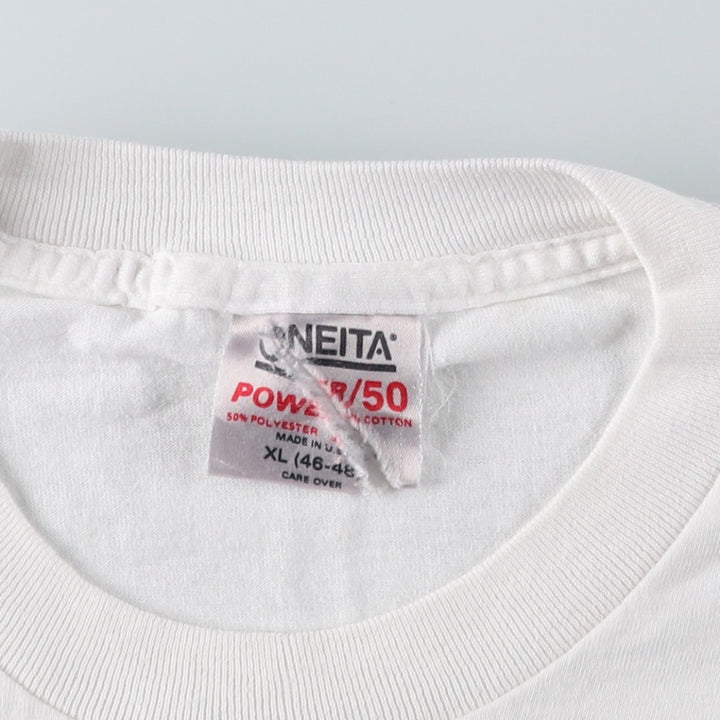 90's ONEITA POWER cotton black type Vintage Second Hand