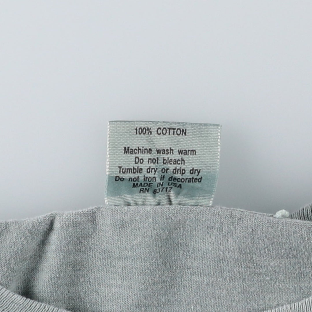 SDI all-over print T-shirt, made in USA, men's size XL. cotton Khaki type sage green Vintage Second Hand