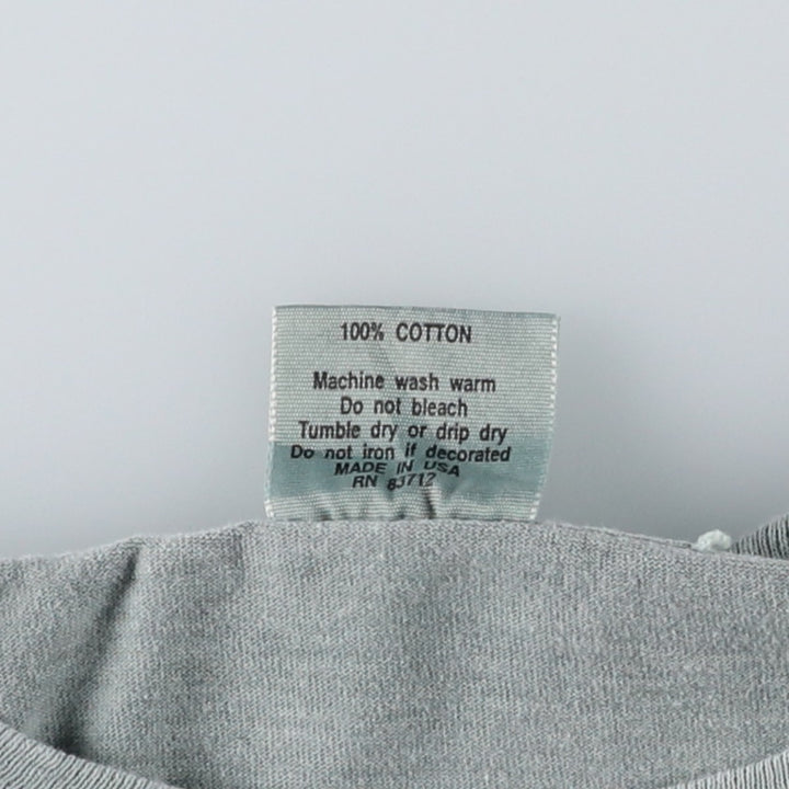 SDI all-over print T-shirt, made in USA, men's size XL. cotton Khaki type sage green Vintage Second Hand
