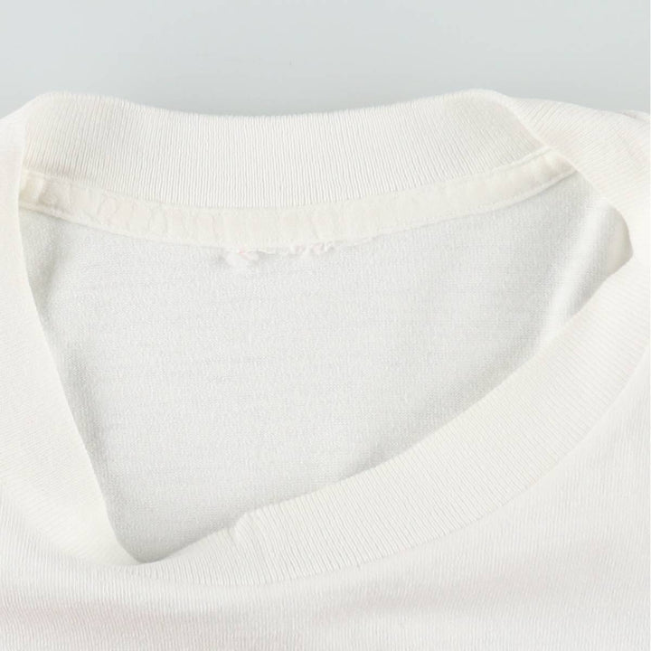 90'S Vintage Printed T-Shirt, Men's M Size unclear white type Vintage Second Hand