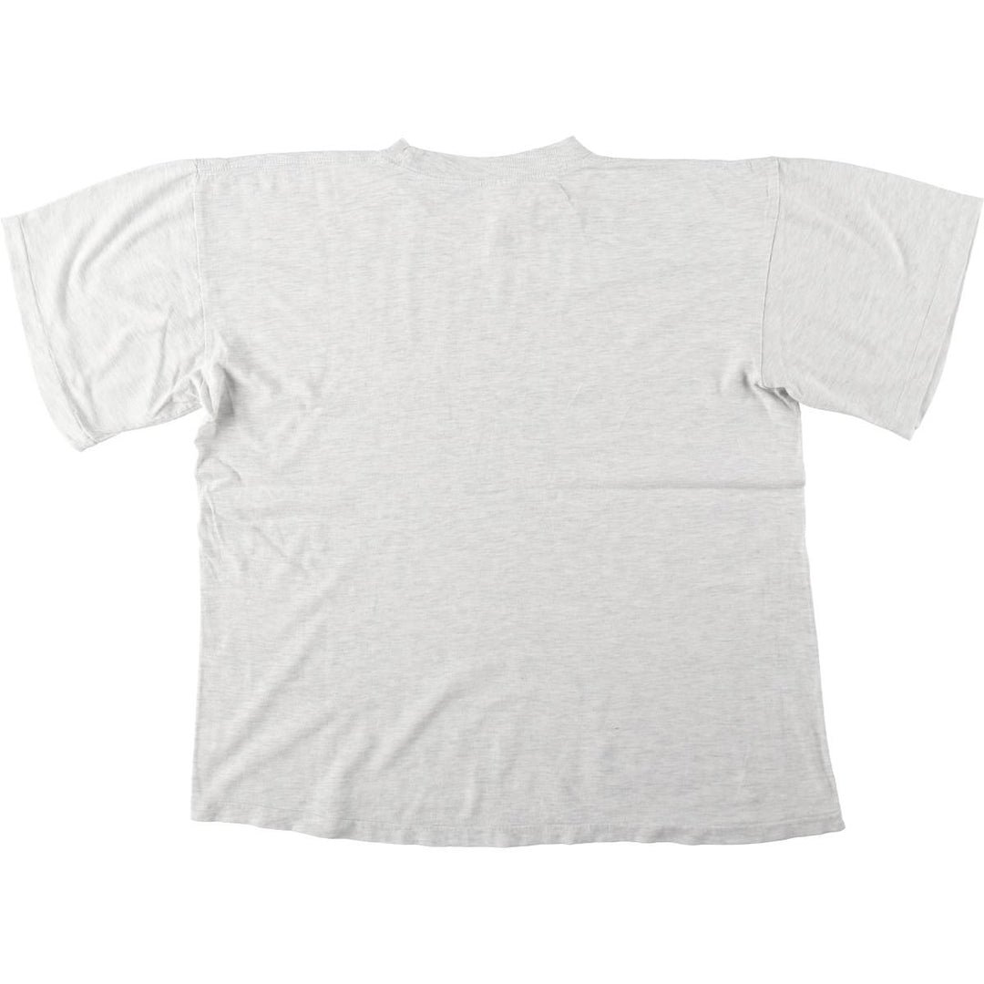 90'S Jim Benton WHO CARES Art T-shirt, Men's XL equivalent, Vintage unclear gray type Vintage Second Hand