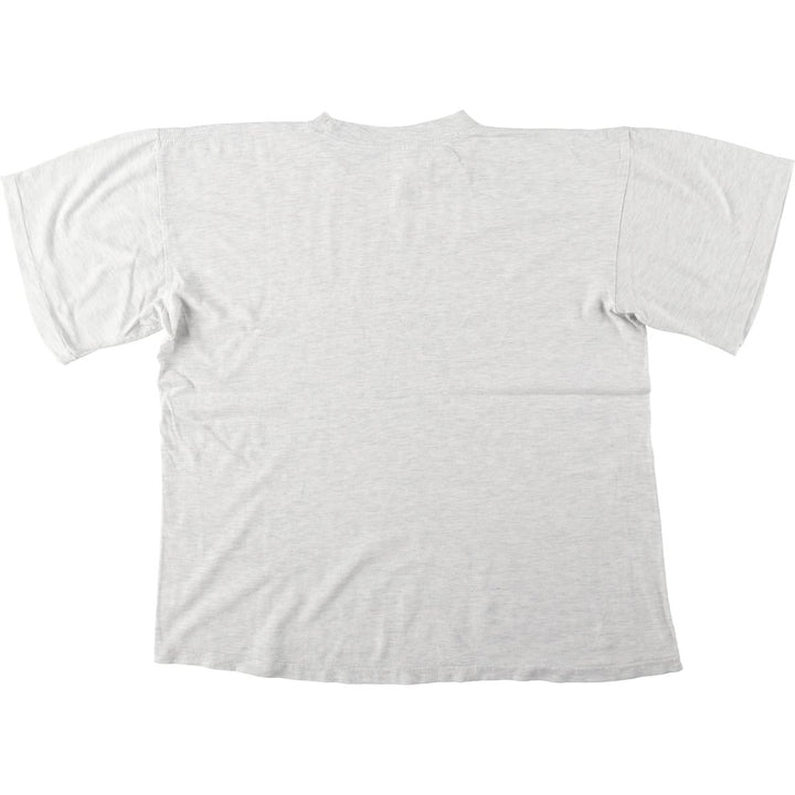 90'S Jim Benton WHO CARES Art T-shirt, Men's XL equivalent, Vintage unclear gray type Vintage Second Hand