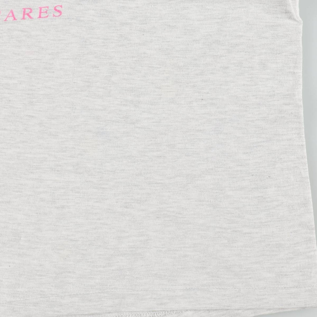 90'S Jim Benton WHO CARES Art T-shirt, Men's XL equivalent, Vintage unclear gray type Vintage Second Hand