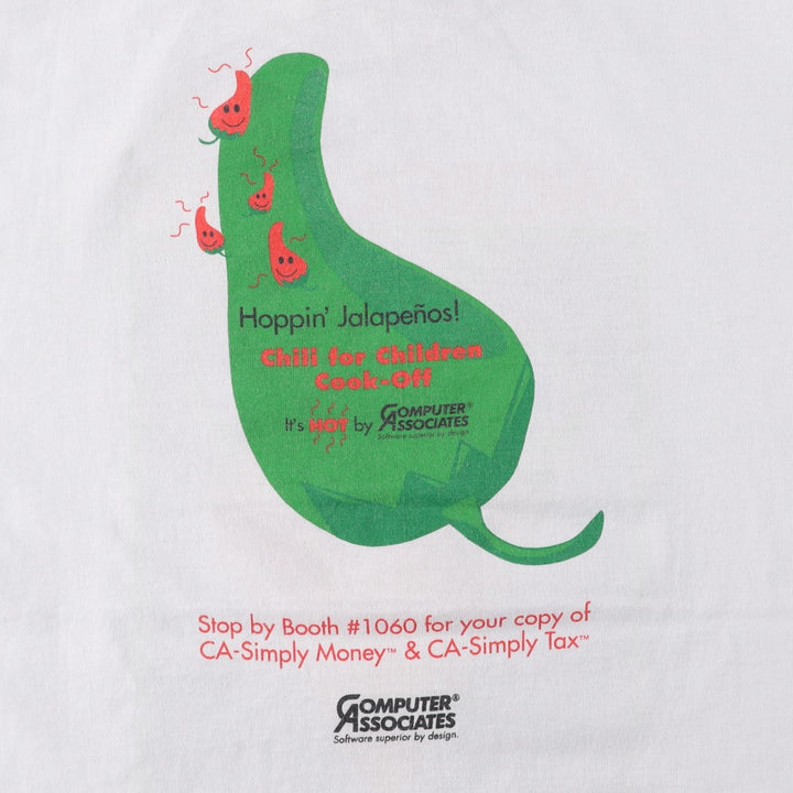 90'S Fruit of the Loom Best Advertising T-Shirt, Made in USA, Men's XL equivalent, Vintage cotton white type Vintage Second Hand