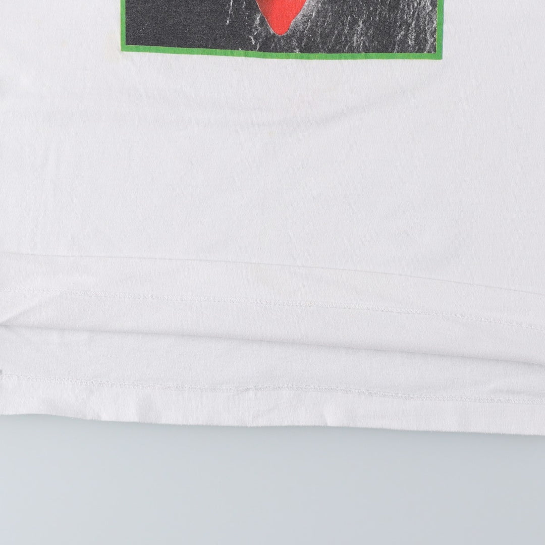 90'S Fruit of the Loom Best Advertising T-Shirt, Made in USA, Men's XL equivalent, Vintage cotton white type Vintage Second Hand