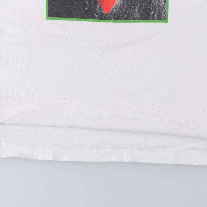90'S Fruit of the Loom Best Advertising T-Shirt, Made in USA, Men's XL equivalent, Vintage cotton white type Vintage Second Hand