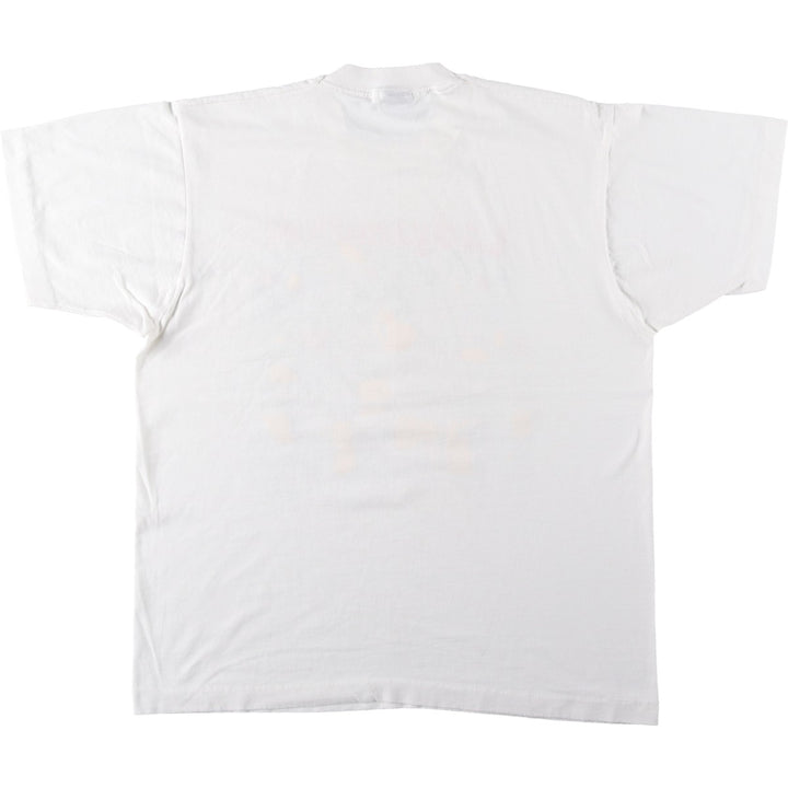 Screen Stars Best Print T-Shirt, Made in USA, Men's XL (approx.), Vintage. cotton white type Vintage Second Hand