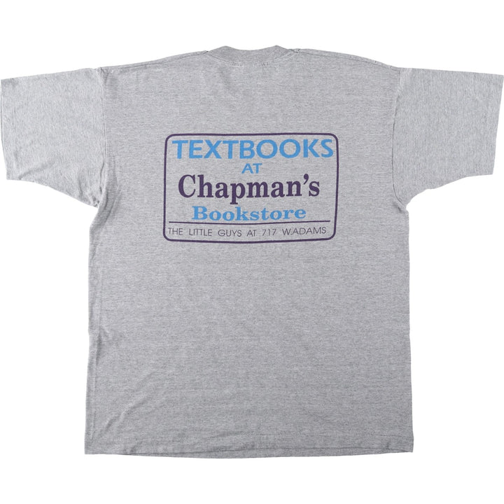 90'S Fruit of the Loom Best Message Print T-Shirt, Men's XL equivalent, Vintage cotton gray type Vintage Second Hand