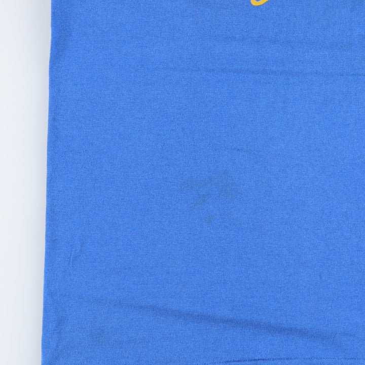 90'S Screen Stars Best Print T-Shirt, Made in Canada, Men's XL equivalent, Vintage cotton blue type Vintage Second Hand